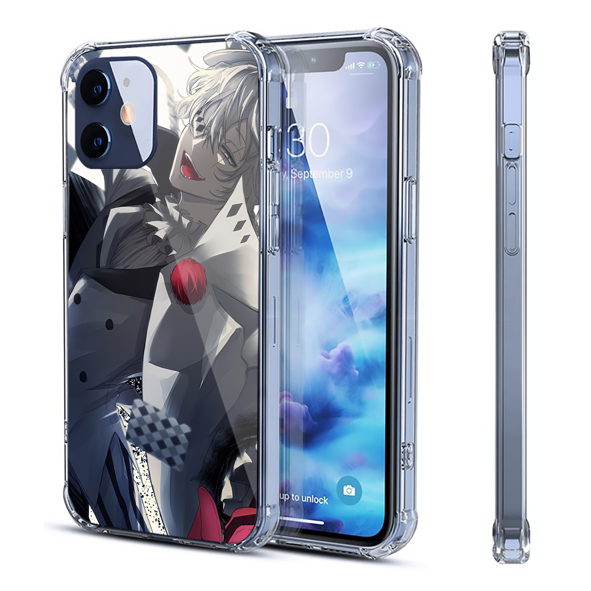 （画像用） 文豪ストレイドッグス Bungo Stray Dogs 【iPhone 12シリーズ対応】透明スマホケース（クリアソフトケース）
